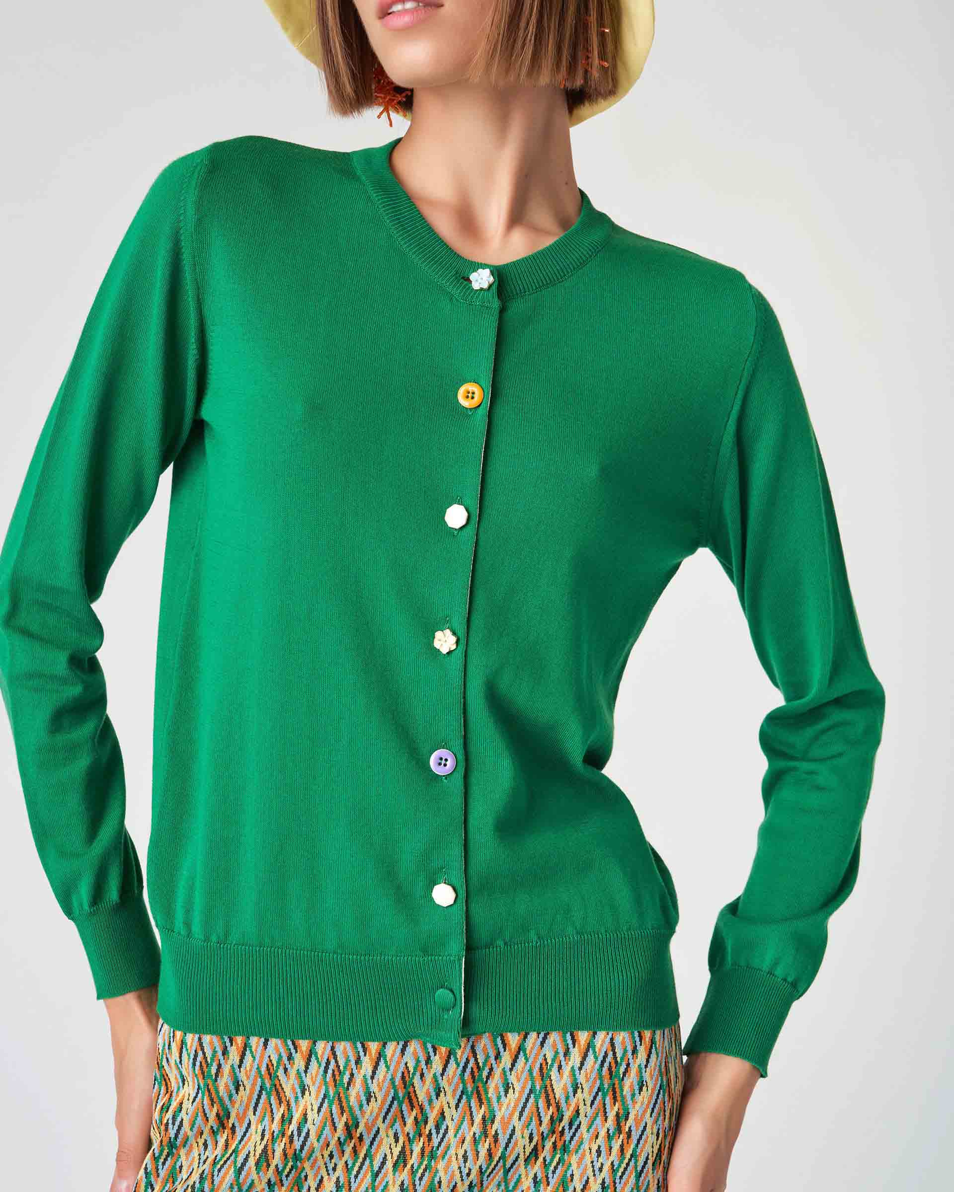 The Market Store | Knitted Jacket With Different Buttons